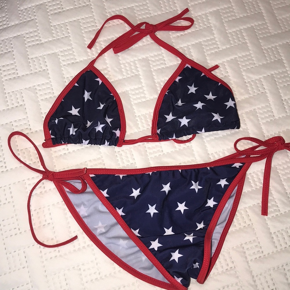Stars Bikini Set -worn once.